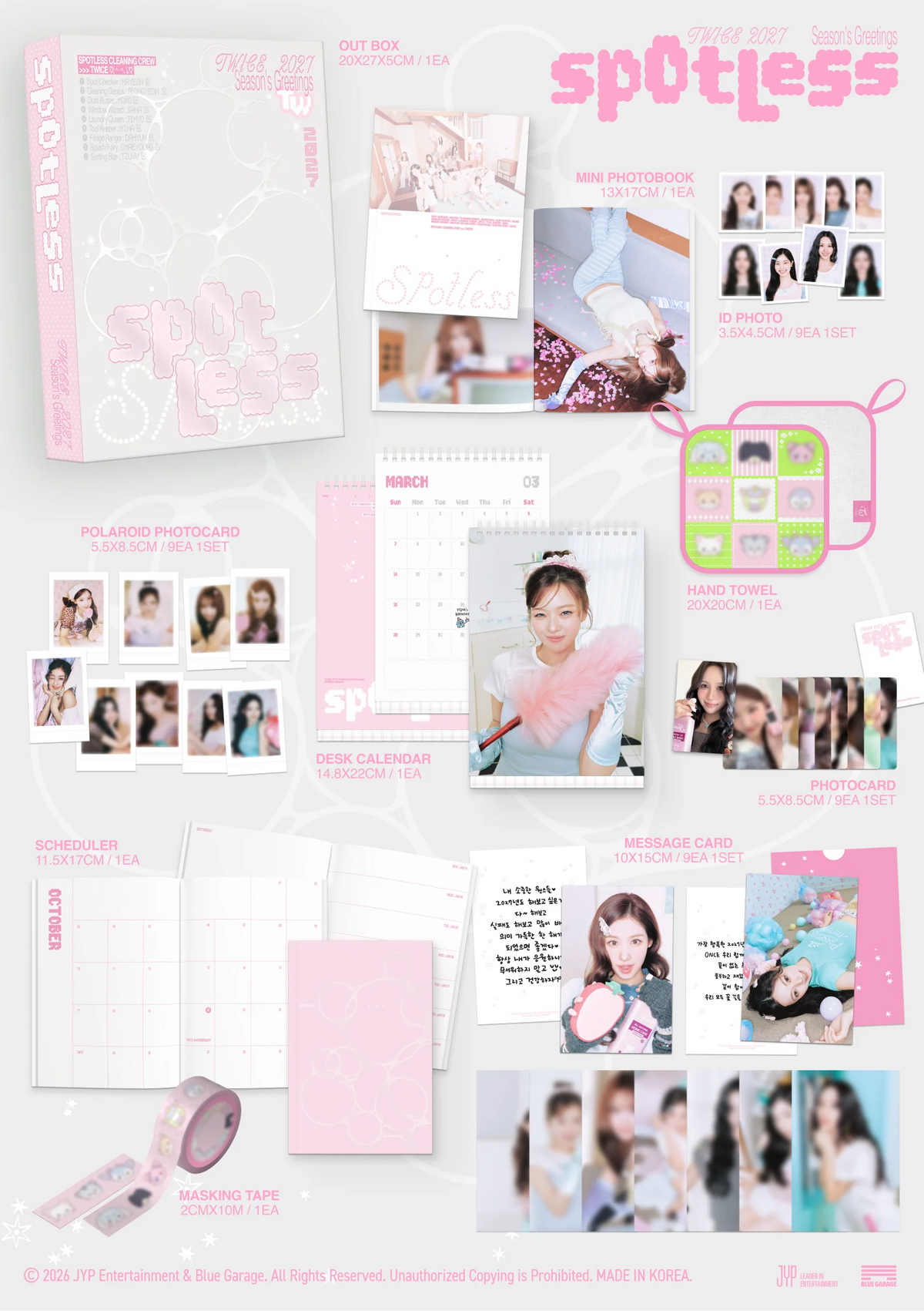 TWICE 2027 Season's Greetings [Spotless] + FANS POB | K-pop NZ
