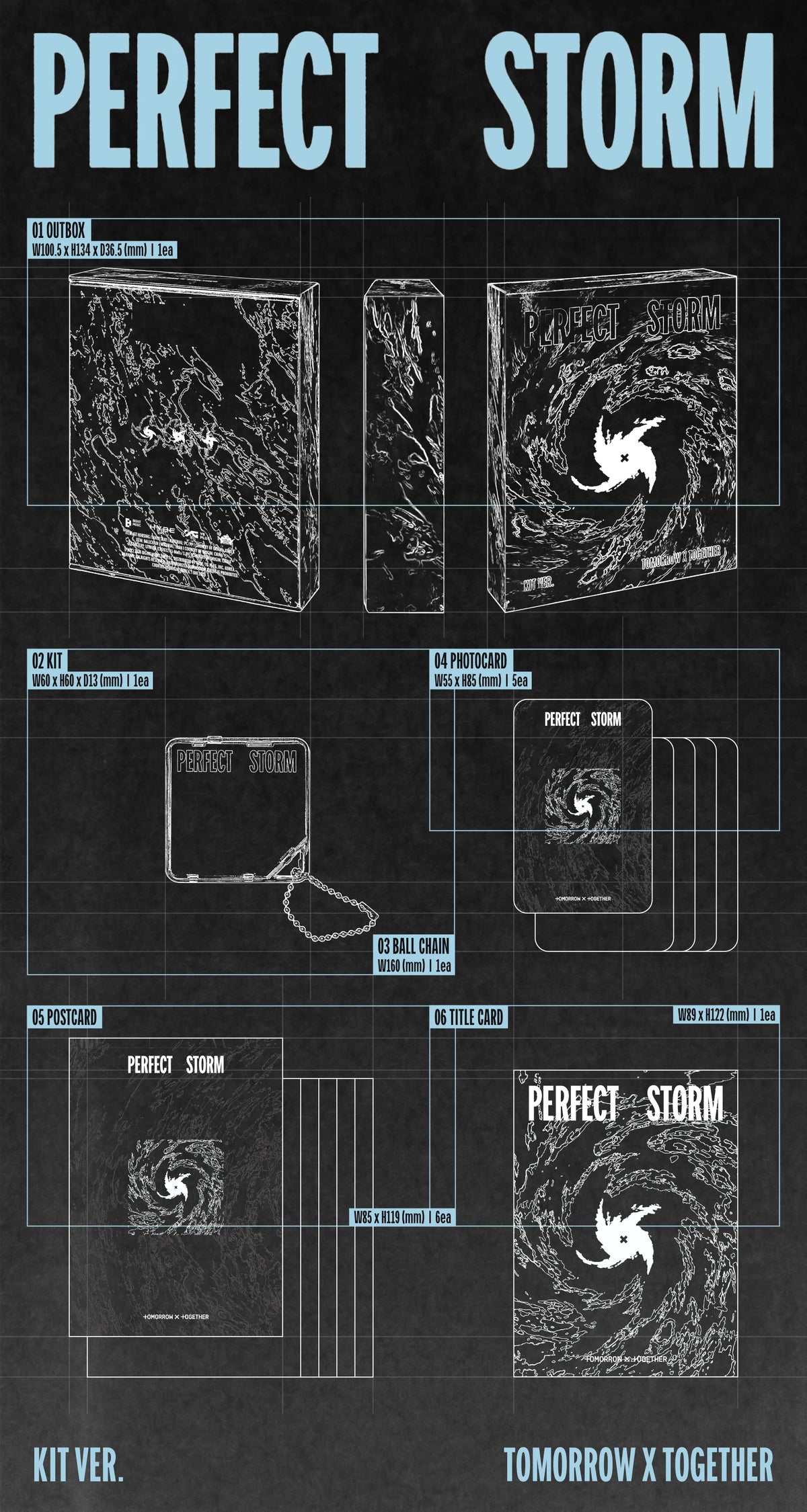TXT PERFECT STORM KiT Ver. | K-pop Album NZ