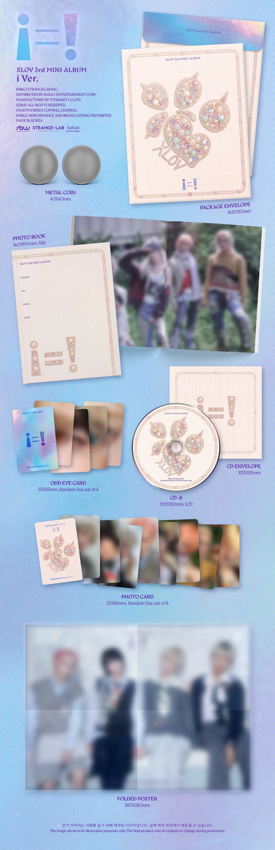 XLOV 3rd Mini Album [i=!] Pre-order NZ | Hive K-pop