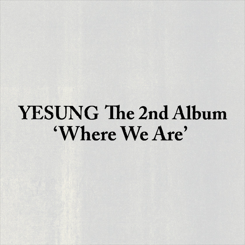 YESUNG Where We Are Photobook Ver. | K-pop NZ