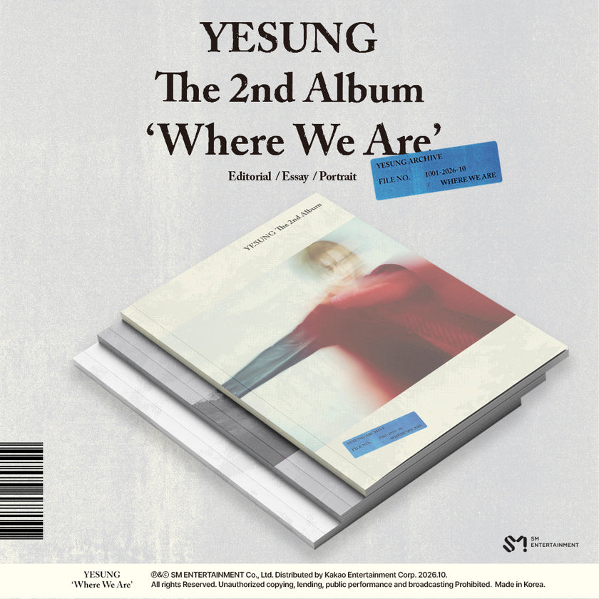 YESUNG (Super Junior) - 2nd Album [Where We Are] Photobook Ver. in Hive K-pop NZ