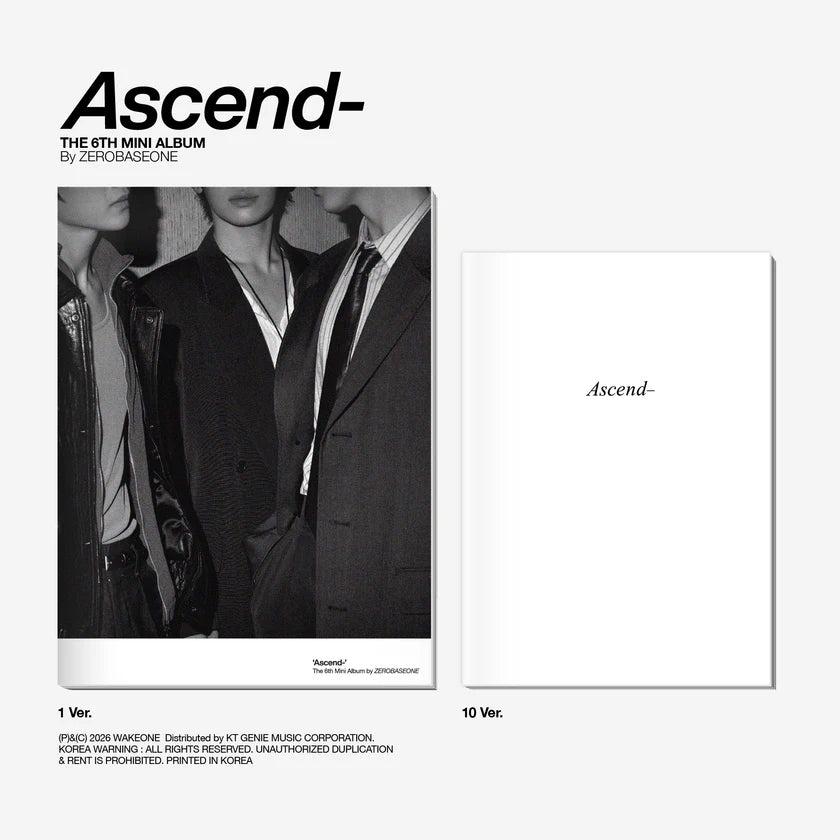 ZEROBASEONE - 6th Mini Album [Ascend-] Photobook Ver. NZ