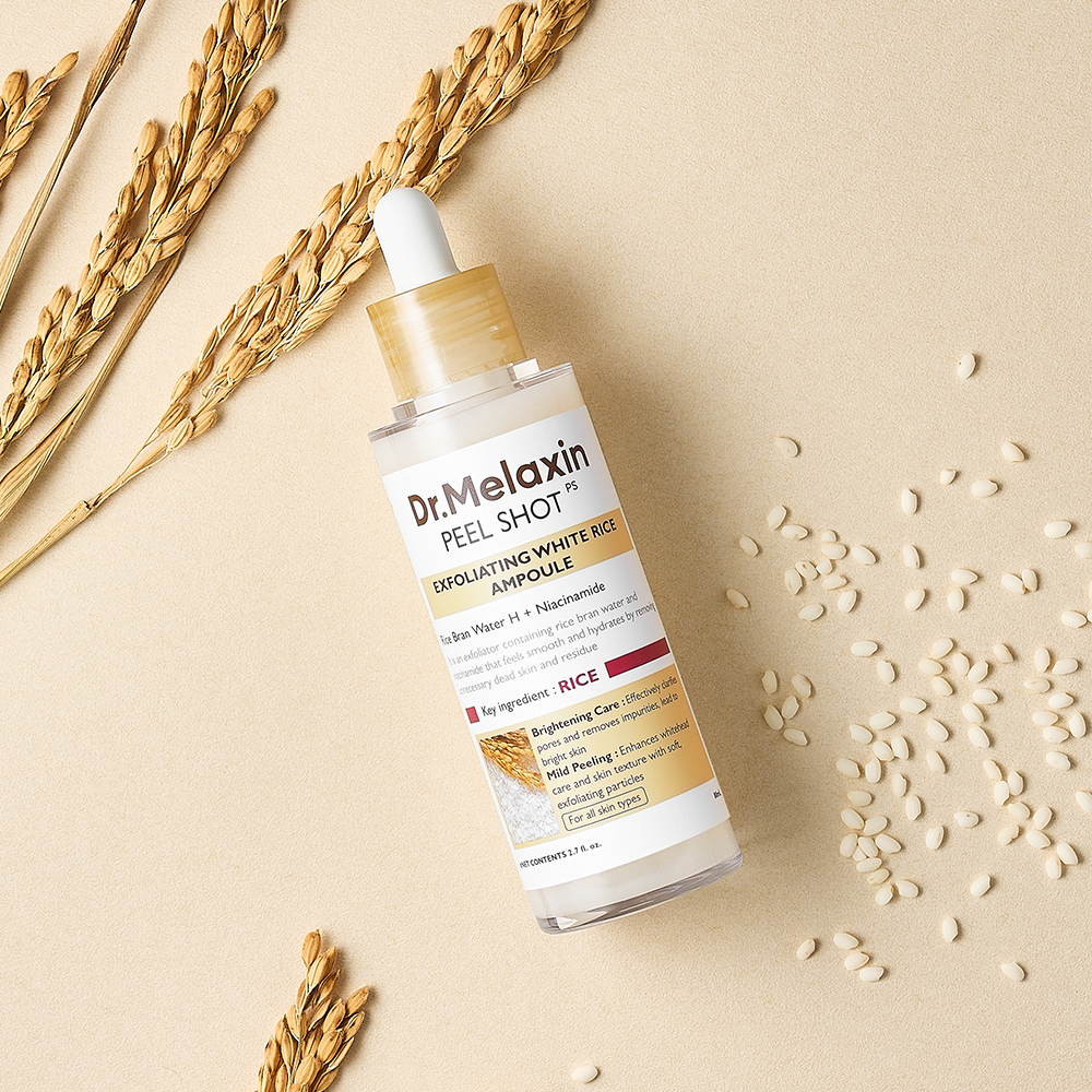 Dr. Melaxin PEEL SHOT EXFOLIATING WHITE RICE AMPOULE 80ML