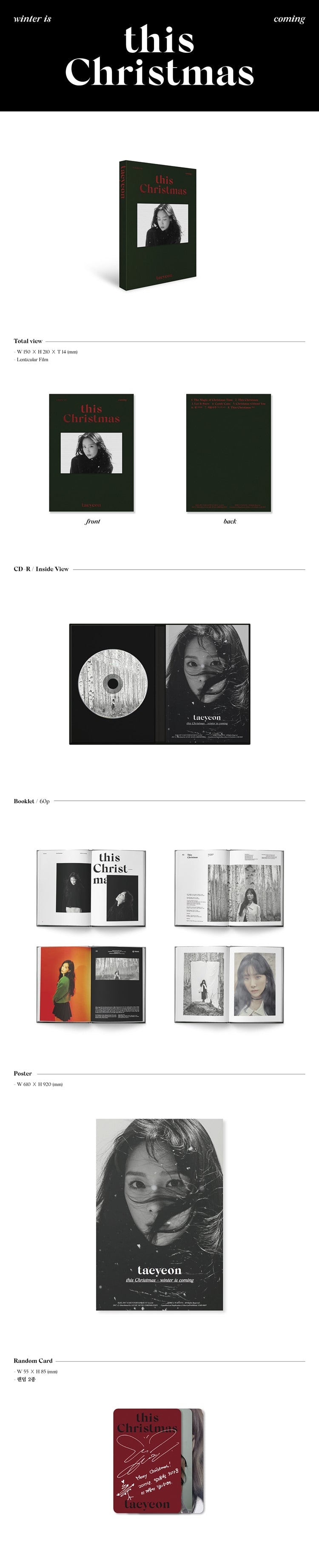 TAEYEON This Christmas Winter Album | K-pop NZ