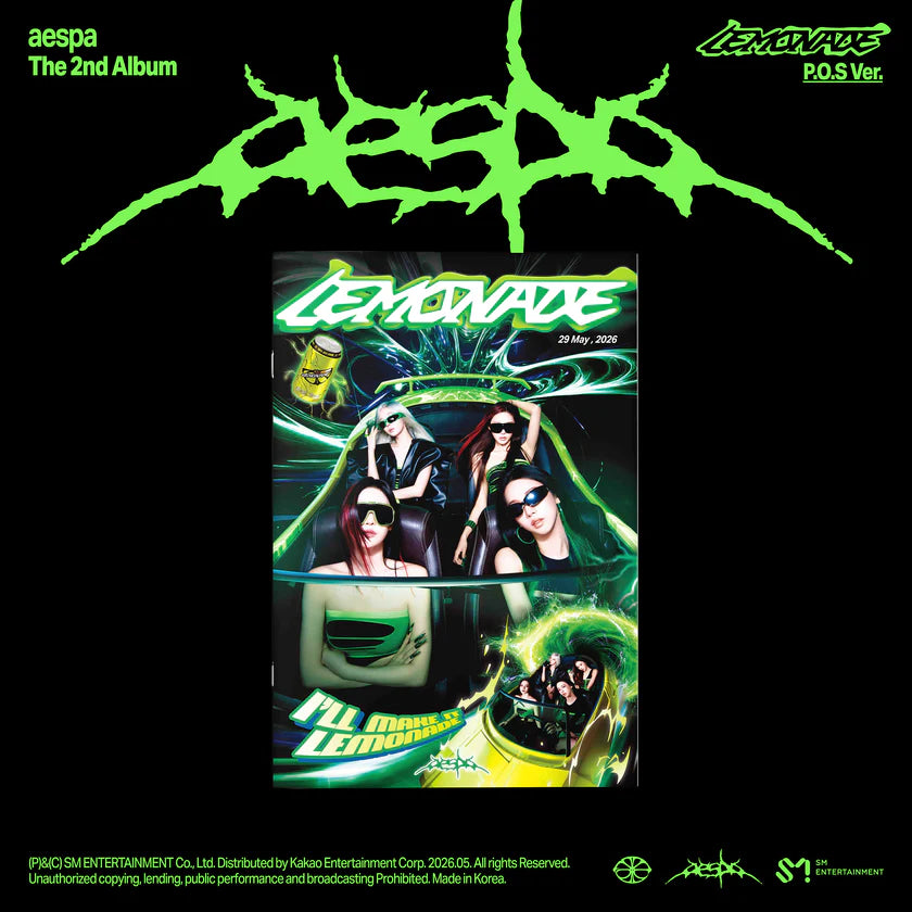 aespa - 2nd Album [LEMONADE] P.O.S Ver. NZ