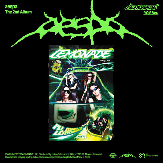 aespa - 2nd Album [LEMONADE] P.O.S Ver. NZ