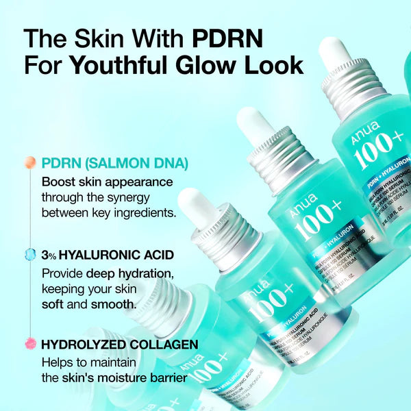 Anua PDRN Hyaluronic Acid Capsule 100 Serum 30ml bottle