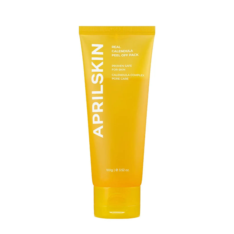 APRILSKIN Calendula Peel Off Mask 100g – Soothing K-beauty mask for pore care and skin calming