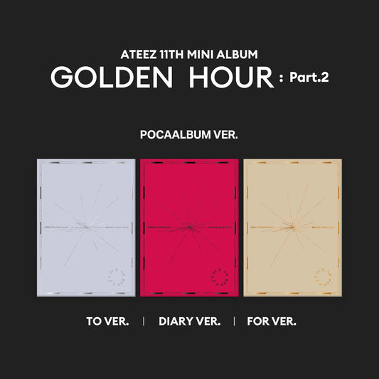 ATEEZ GOLDEN HOUR Part.2 POCAALBUM Ver. NZ