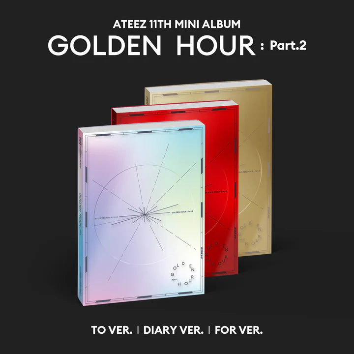 ATEEZ 11th Mini Album [GOLDEN HOUR : Part.2] Standard Ver. cover