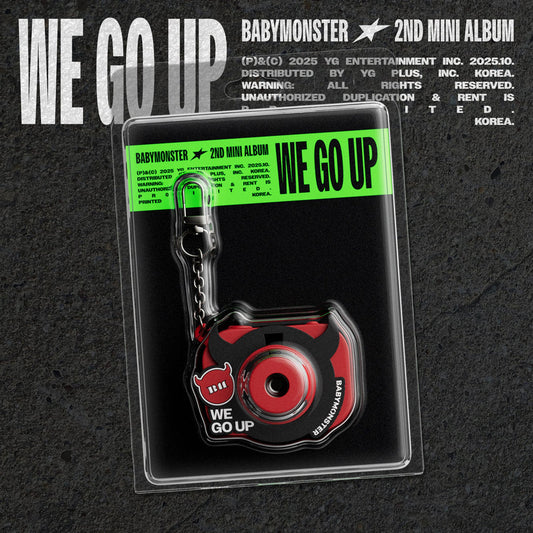 BABYMONSTER 2nd Mini Album WE GO UP Keyring Ver Pre Order NZ