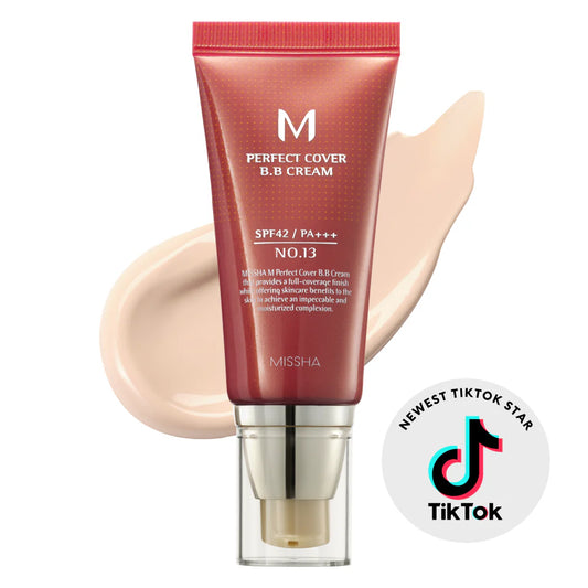 [Missha] m perfect cover bb cream spf 42 pa+++(50ml) #13 Bright Beige