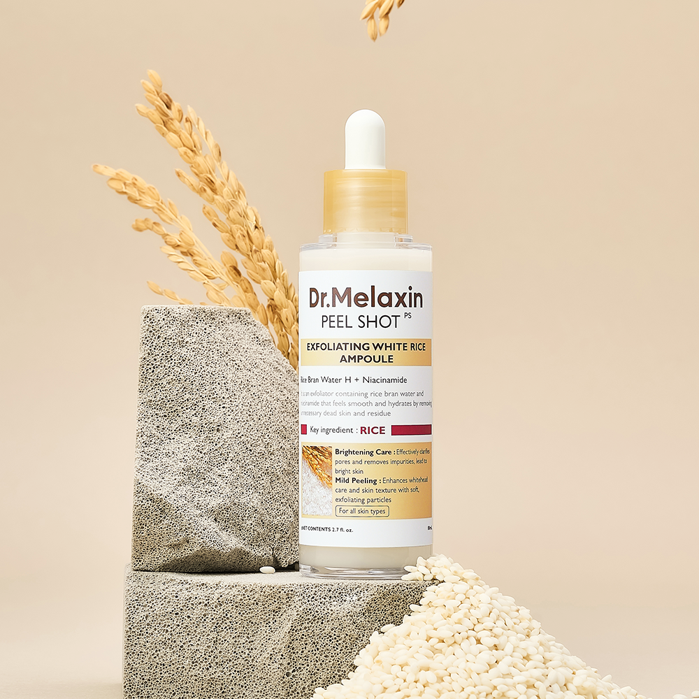 Dr. Melaxin PEEL SHOT EXFOLIATING WHITE RICE AMPOULE 80ML