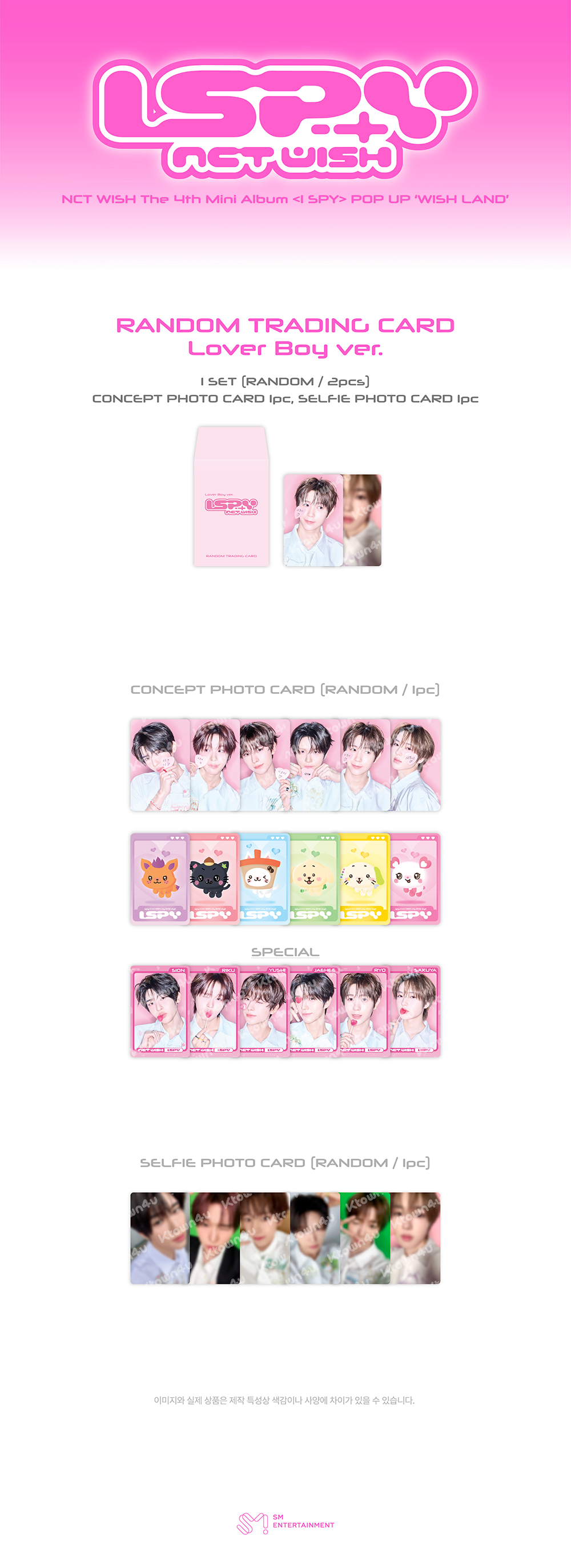 NCT WISH I SPY Lover Boy Trading Card | K-pop NZ