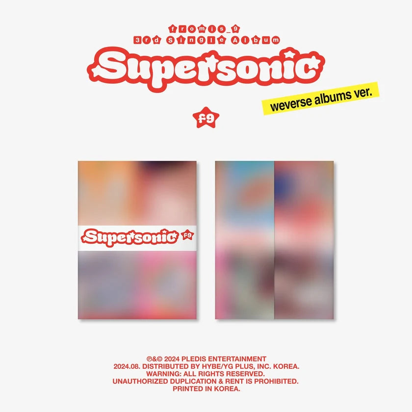 fromis_9 Supersonic Weverse Albums Ver. | K-pop NZ