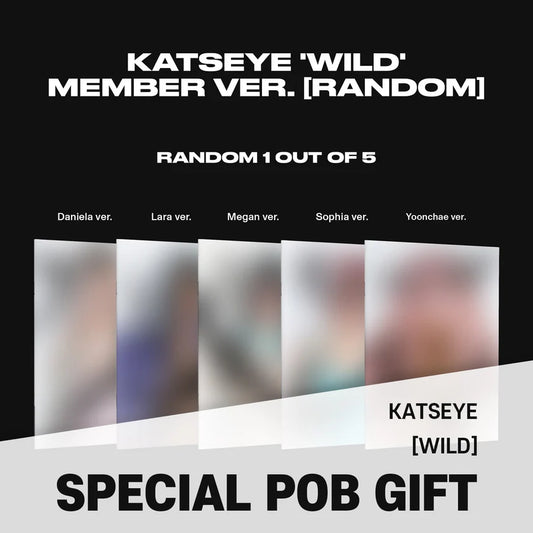 KATSEYE - [WILD] Member Ver. + POB NZ
