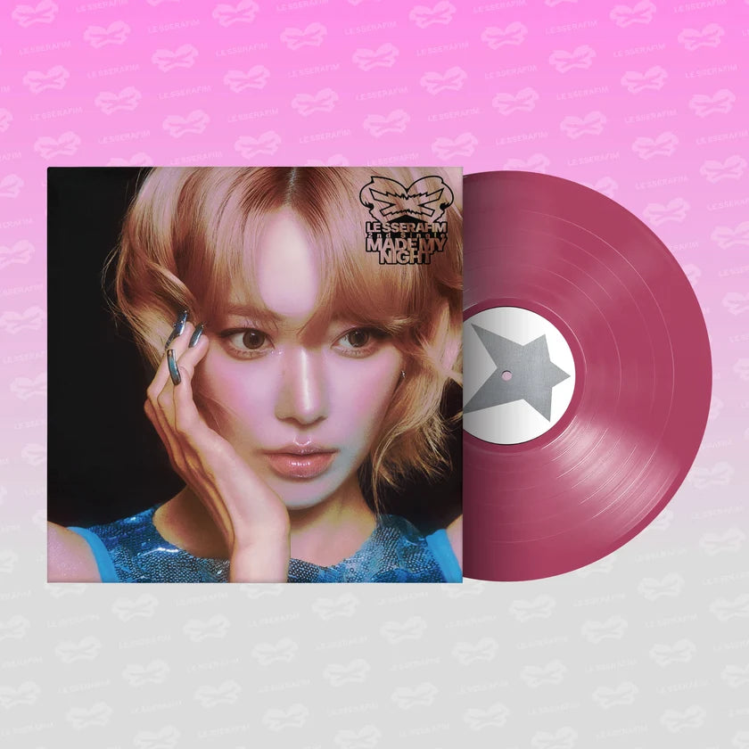 LE SSERAFIM Made My Night Vinyl Pink | K-pop NZ