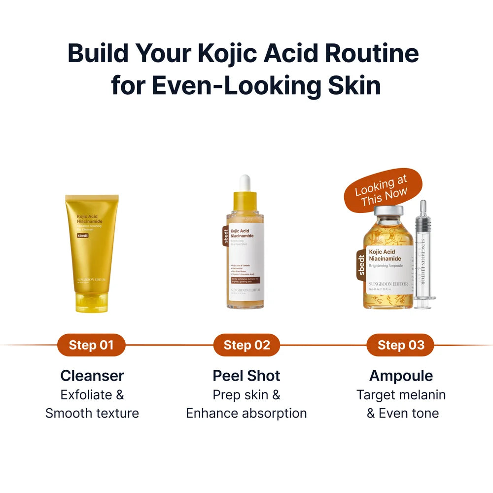 SUNGBOON EDITOR Kojic Acid Niacinamide Ampoule | K-beauty NZ