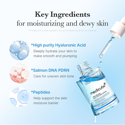 Korean skincare peptide serum for firm and healthy skin