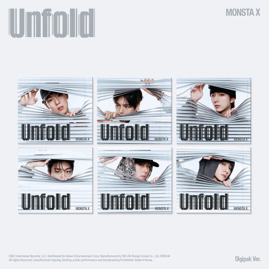 MONSTA X - [Unfold] DIGIPACK Ver. (Random)