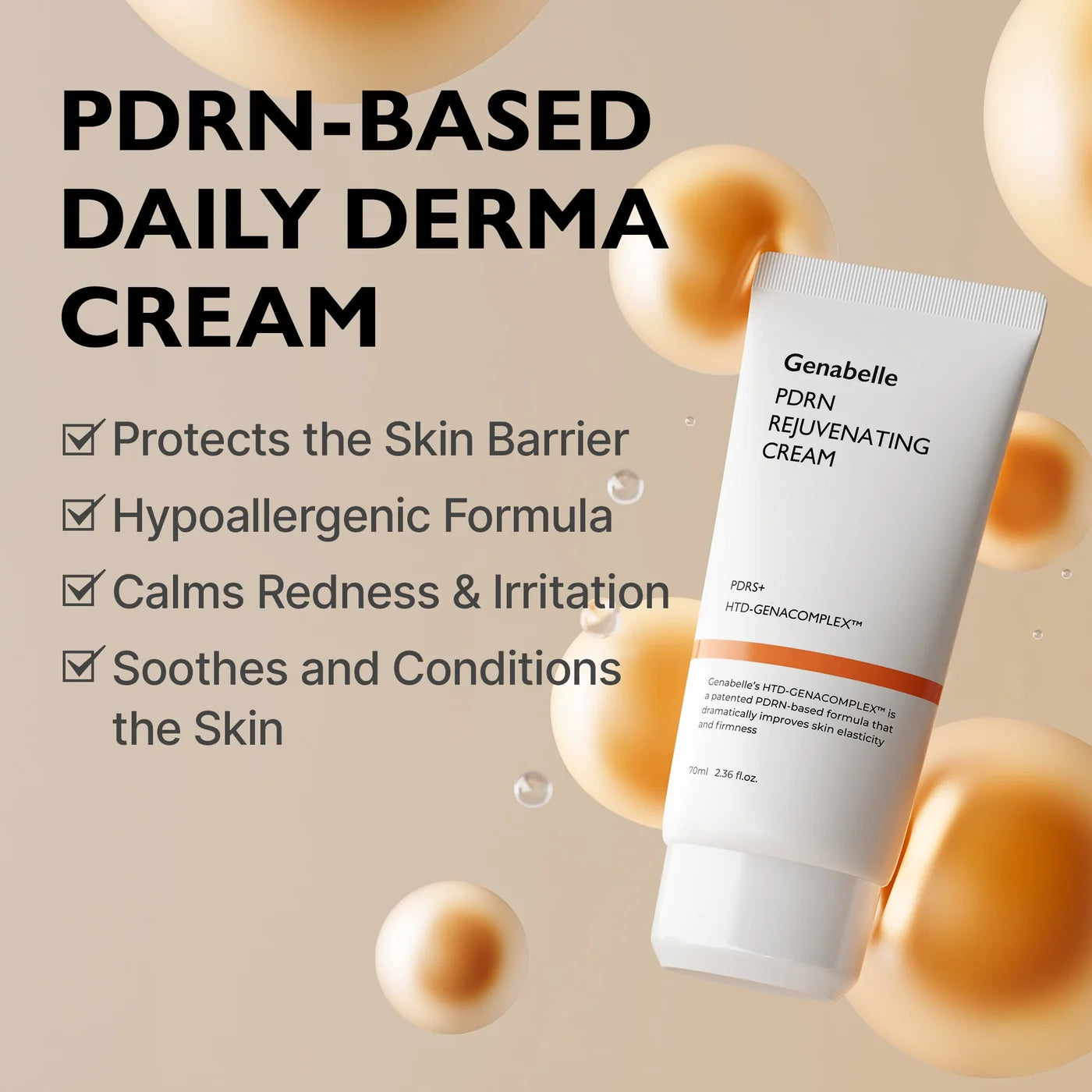 Genabelle PDRN Rejuvenating Cream 70ml | K-beauty NZ