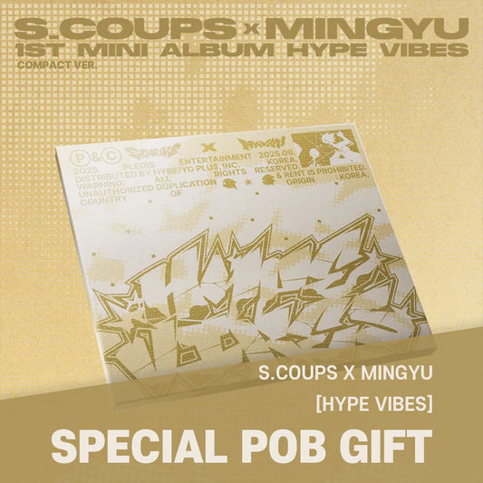 S.COUPS X MINGYU (SEVENTEEN) - 1st Mini Album [HYPE VIBES] COMPACT Ver. + Weverse GIFT (RANDOM)(PRE ORDER)