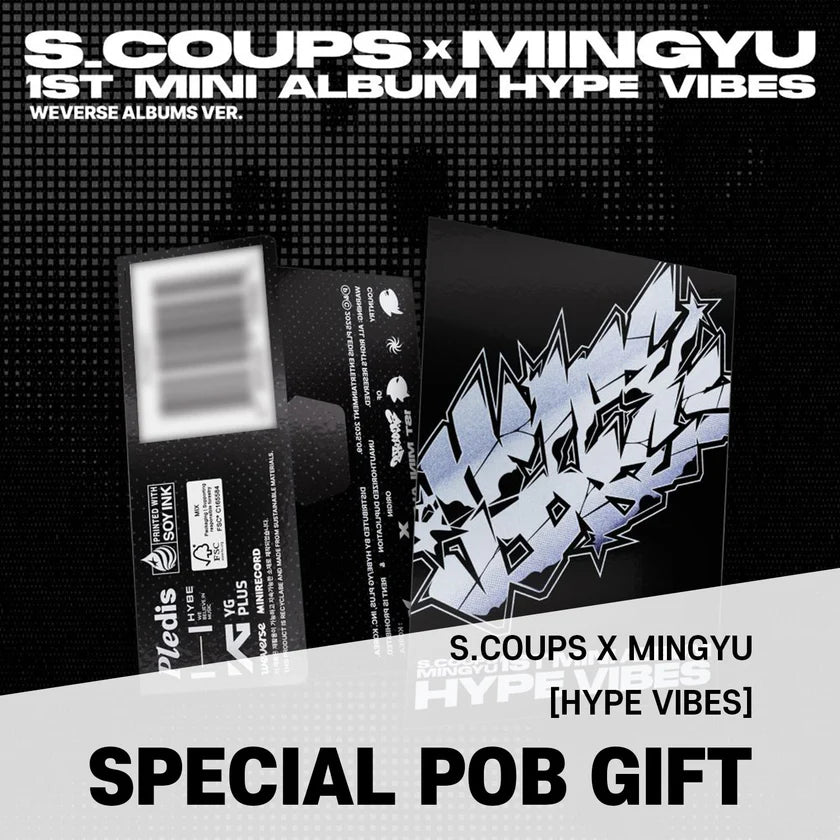 S.COUPS X MINGYU (SEVENTEEN) - 1st Mini Album [HYPE VIBES] Weverse Albums Ver. / + ALADIN GIFT (PRE ORDER)