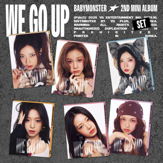 BABYMONSTER - 2nd Mini Album [WE GO UP] PATTERN Ver. (RANDOM)(Pre Order)