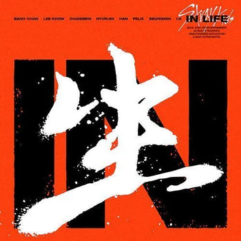Stray Kids - IN生 (IN LIFE) REPACKAGE [1ST ALBUM] STANDARD Ver. cover art with bold lettering