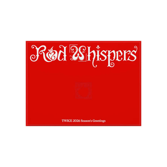 TWICE 2026 Season's Greetings Red Whispers calendars and diaries NZ