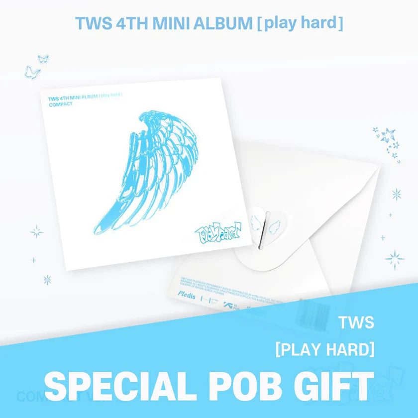 TWS - 4th Mini Album [play hard] COMPACT Ver. + POB GIFT (RANDOM) (PRE-ORDER)