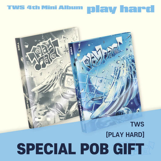 TWS - 4th Mini Album [play hard] Standard Ver. + POB GIFT (RANDOM) (PRE-ORDER)