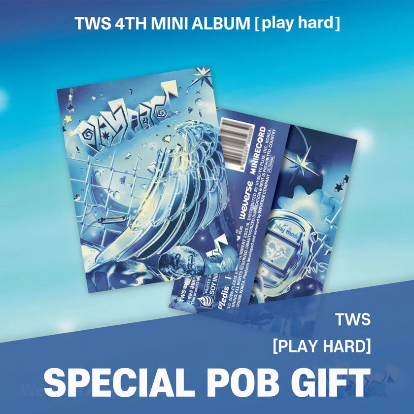 TWS - 4th Mini Album [play hard] Weverse Albums Ver. + POB GIFT (RANDOM) (PRE-ORDER)