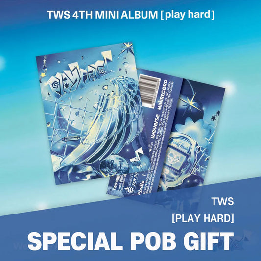 TWS - 4th Mini Album [play hard] Weverse Albums Ver. + POB GIFT (RANDOM) (PRE-ORDER)