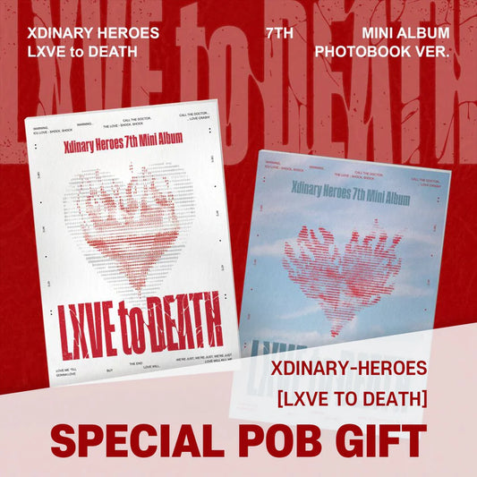 Xdinary Heroes 7th Mini Album LXVE to DEATH Photobook Version with Yes24 Gift K-pop Album Preorder NZ