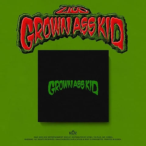 ZICO GROWN ASS KID 4th Mini Album | K-pop Album NZ